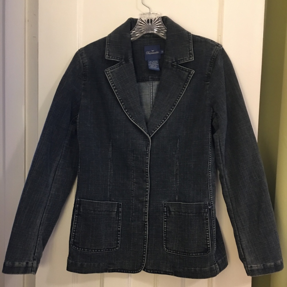 Faconnable Denim Blazer - EUC